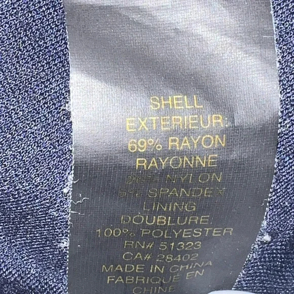 Cynthia Steffe Sleeveless Navy Blue Nautical Dress Women’s Size 2 - Picture 14 of 15